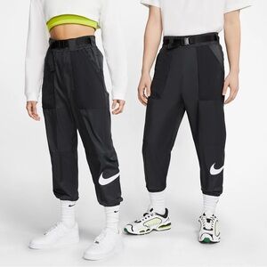 Nike Sportswear NSW Woven Nylon Swoosh Joggers - (CJ3776 010) Black Small Unisex